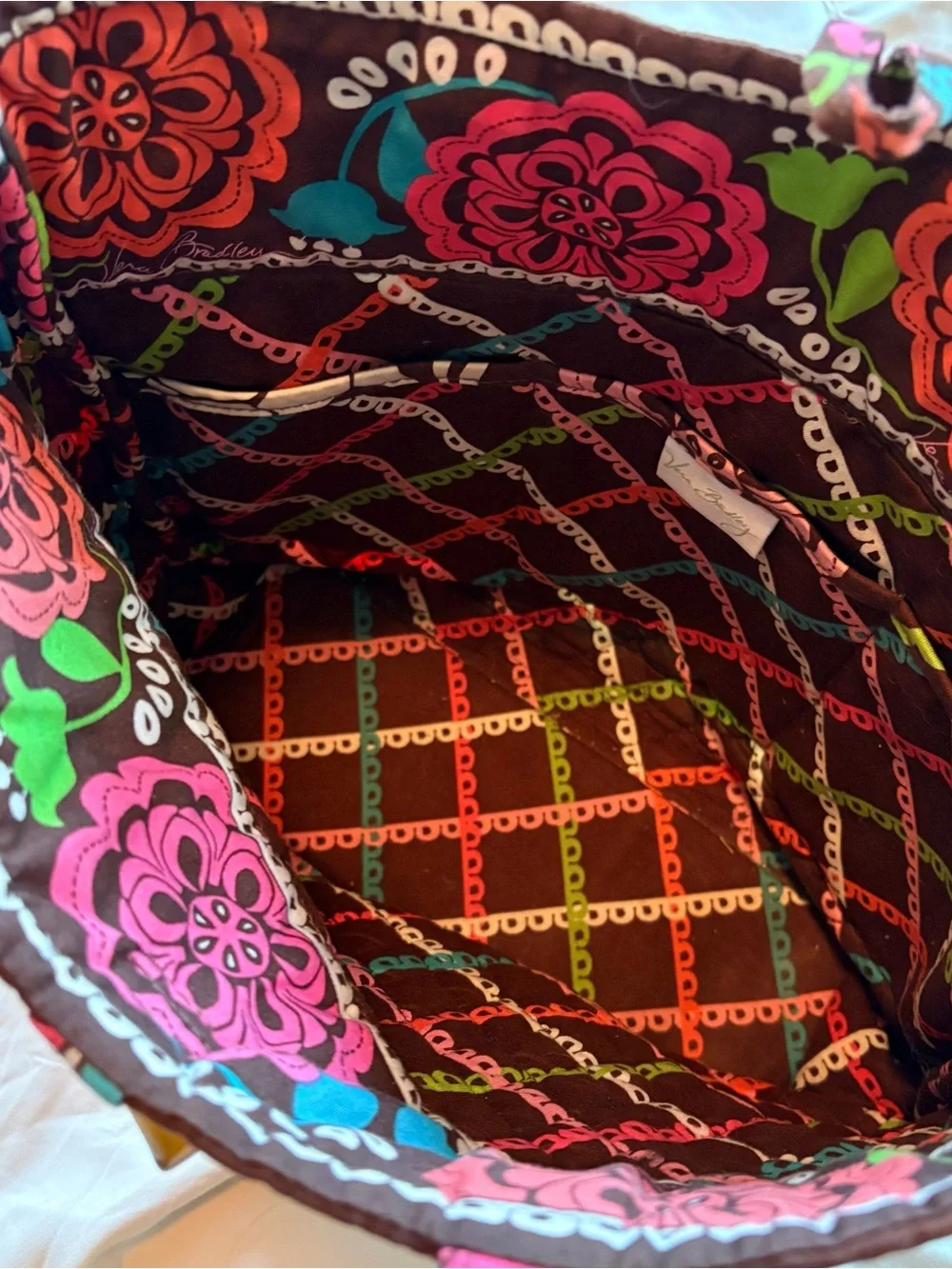 5pc Set Vera Bradley LOLA Set: Tote, Purse, Wallet, Coin Purse, Glasses case